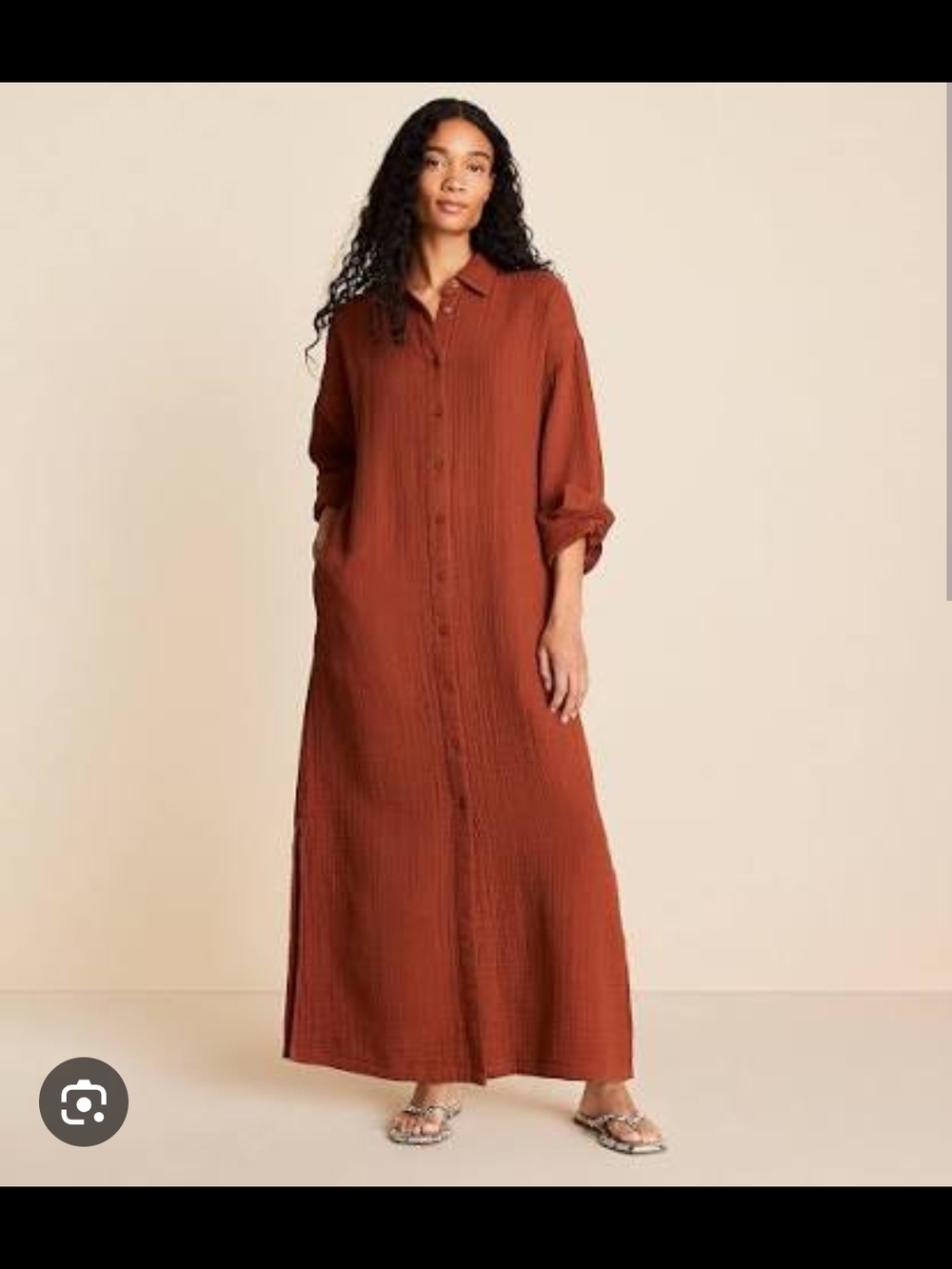 Lou & Grey Triple Cloth Maxi Dress
